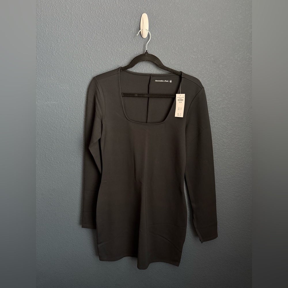 Abercrombie Black Long Sleeve Dress